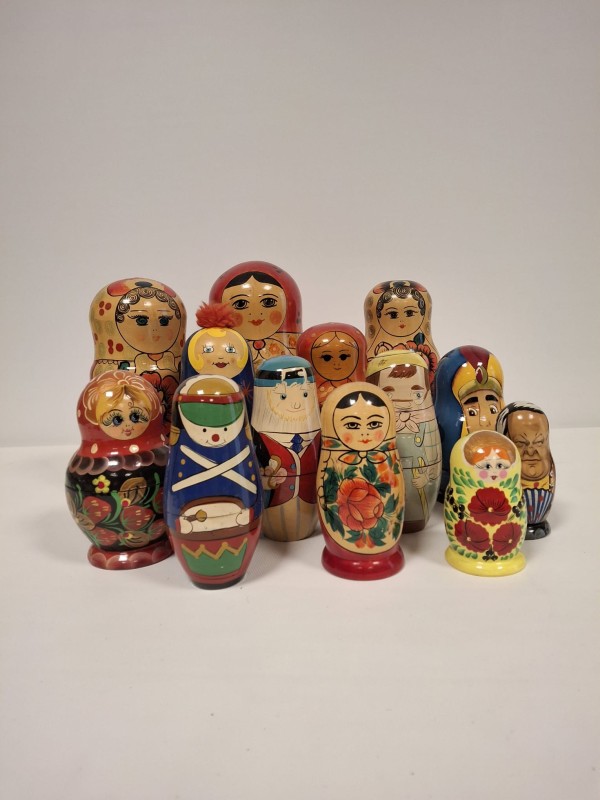 Lot Matroesjka's poppen